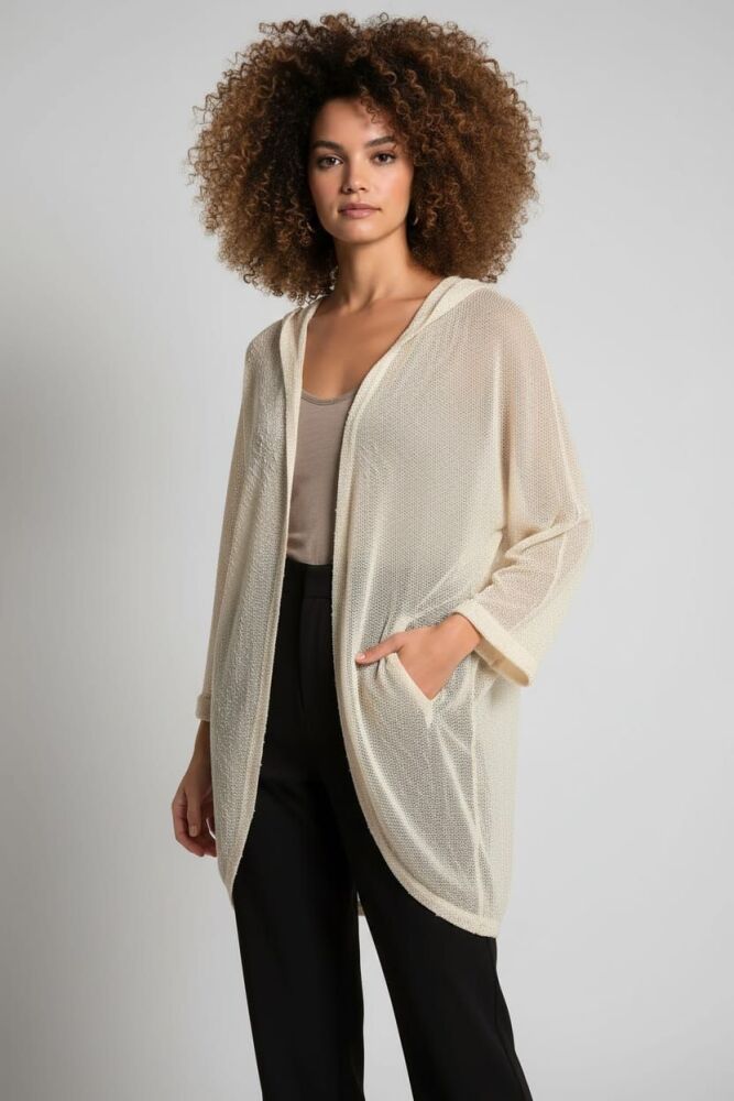 Nubby Knit Cocoon Cardigan Size: O/S SKU: 1009801