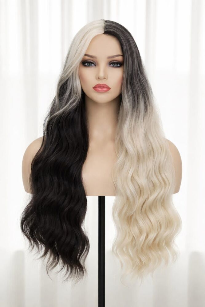 Synthetic Body Wave Wig (Length:30 inch)