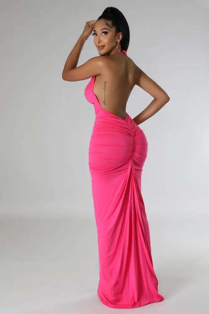 Fuchsia Maldives Hours Dress SKU: 5GB5671