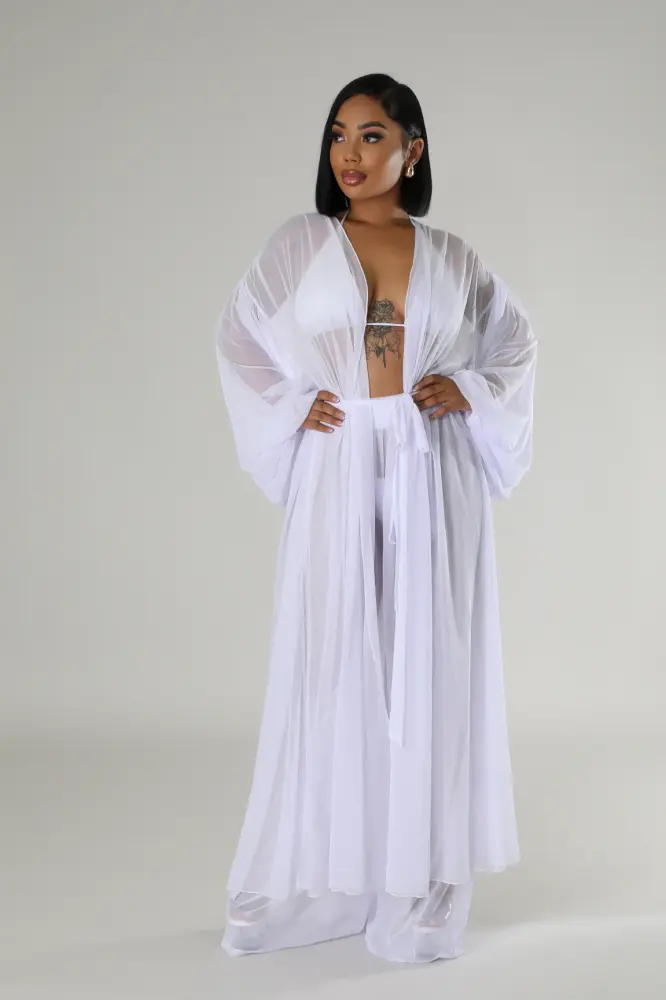 White Sunrise In Paradise Pant Two Piece Set SKU: 6576231