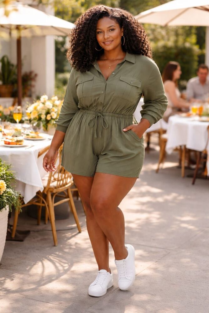 Olive Everyday Utility Romper SKU: 4115463