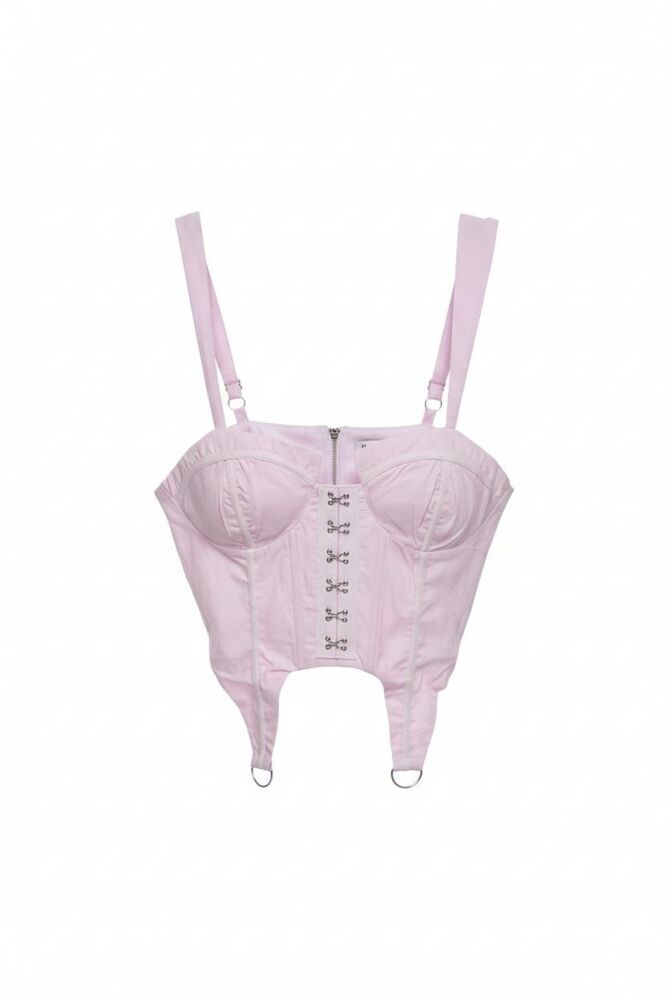 Pink Cat Eye Corset Top Size: L SKU: 5460012