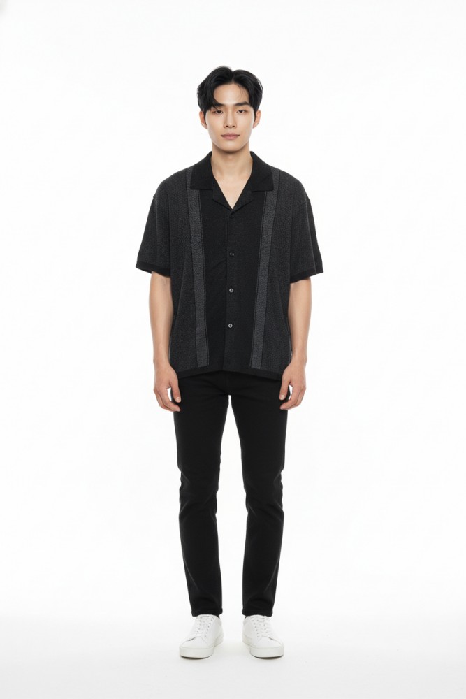 Ben Sherman Stripe Knitted Shirt Size: L SKU: 0990121