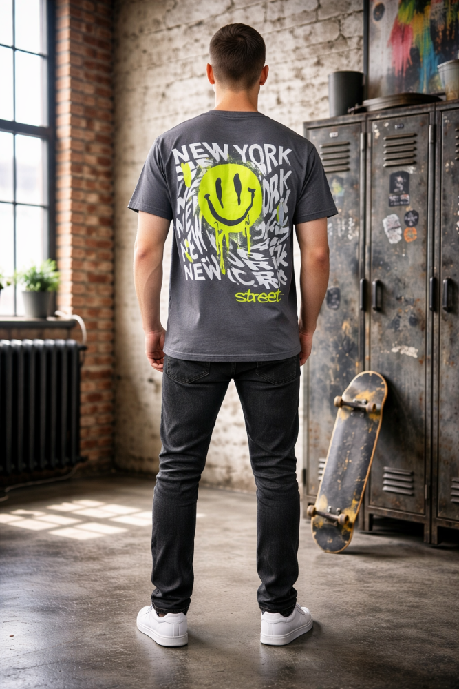 Grey Original Graphic Tee SKU: 7012337