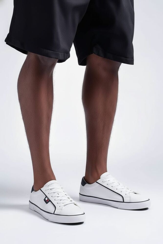 White Tommy Hilfiger Sneakers Size: 11.5