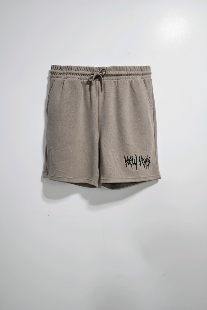 Graphic Print Drawstring Waist Shorts Size: 38 SKU: 7680210