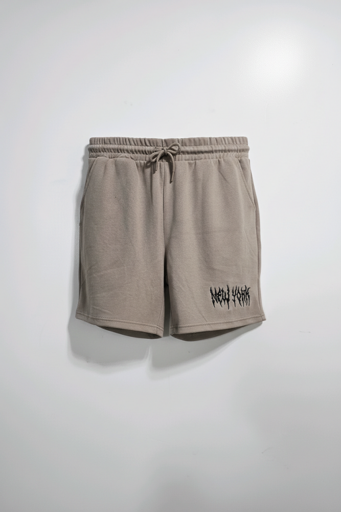 Graphic Print Drawstring Waist Shorts Size: 38 SKU: 7680210