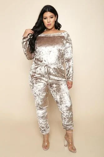 OTS Shoulder Jumpsuit Size: 1XL SKU: 7689U76