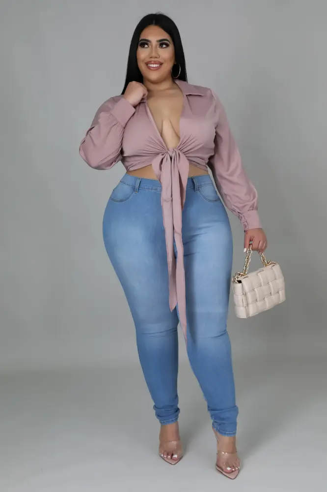 Mauve Classy Doll Top SKU: 567841F