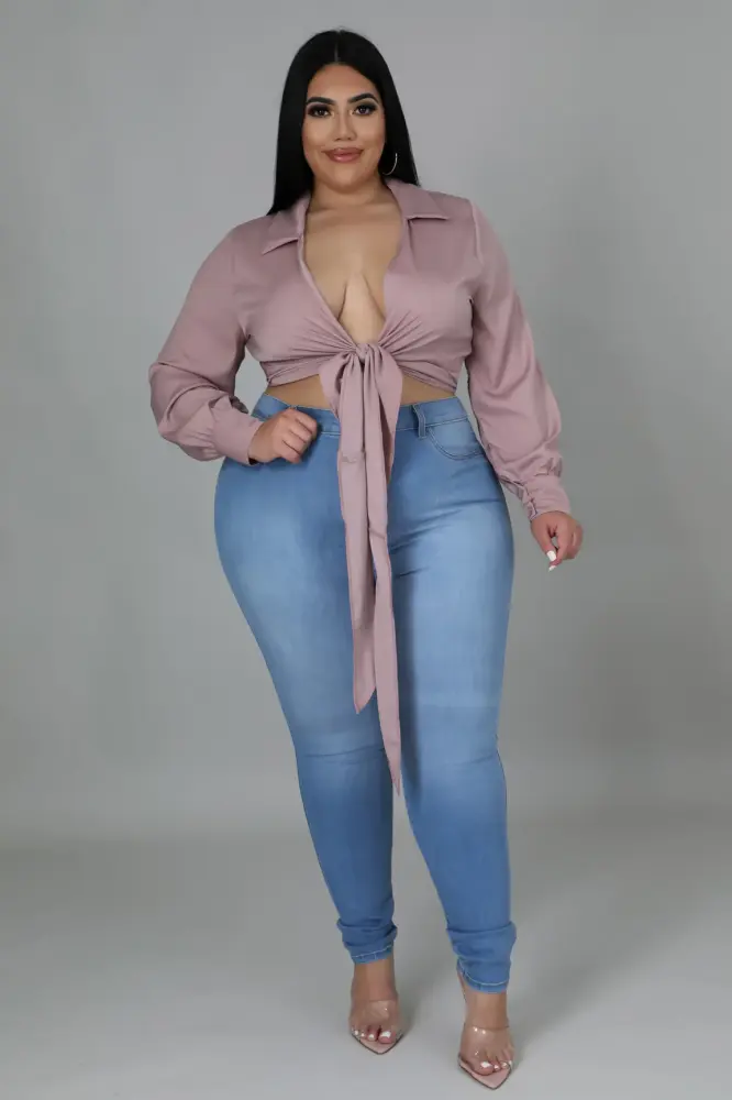 Mauve Classy Doll Top SKU: 567841F