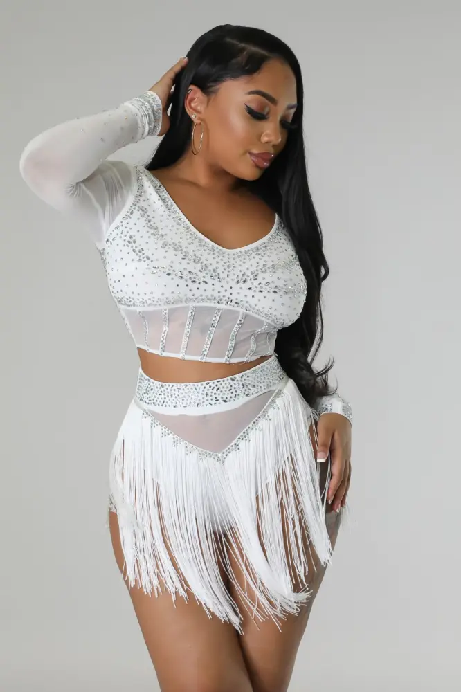 White Seraphim Skirt Set SKU: L140403