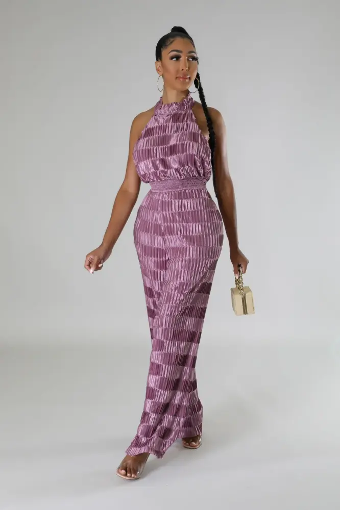 Mauve Plead For Me Jumpsuit SKU: F644011