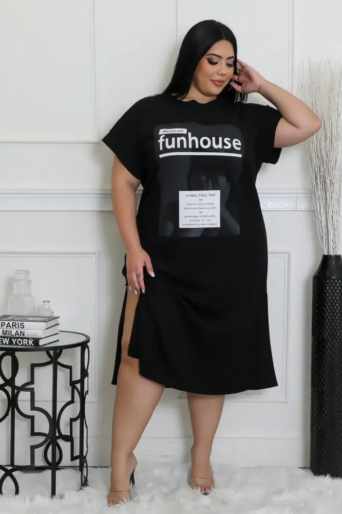 Black See You Behave Dress SKU: H783011