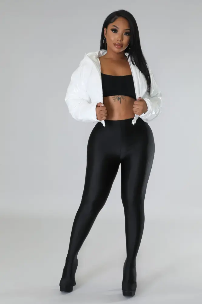 White Coldest Nights Jacket SKU: 6756B32