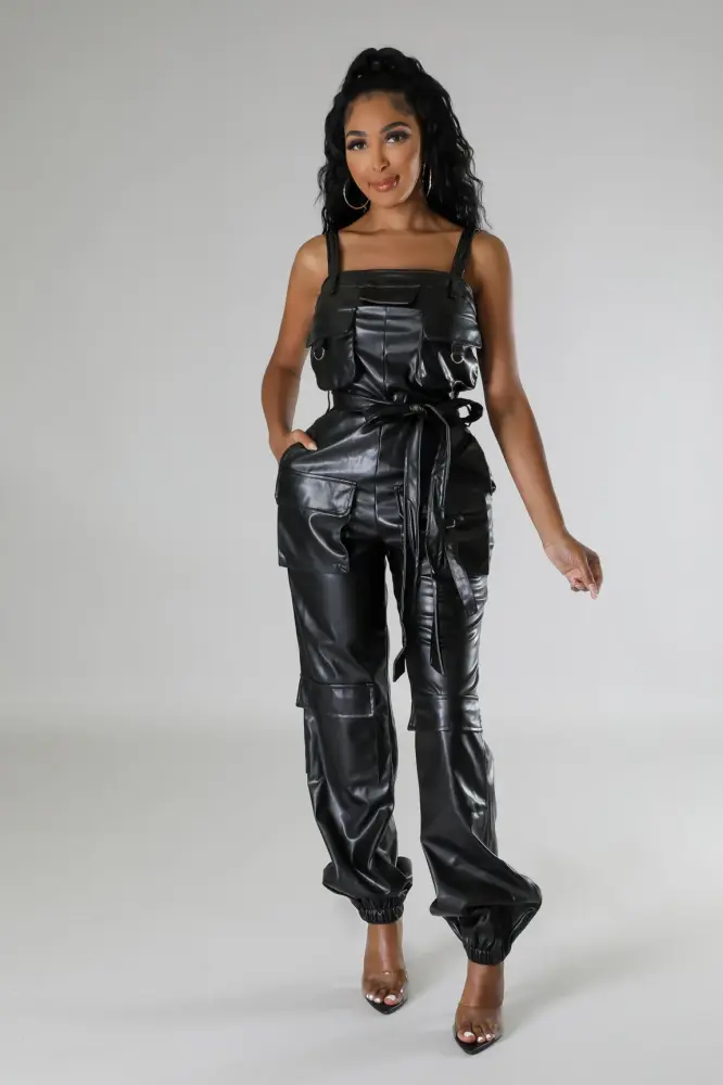 Black Kyleigh Jumpsuit SKU: G657691