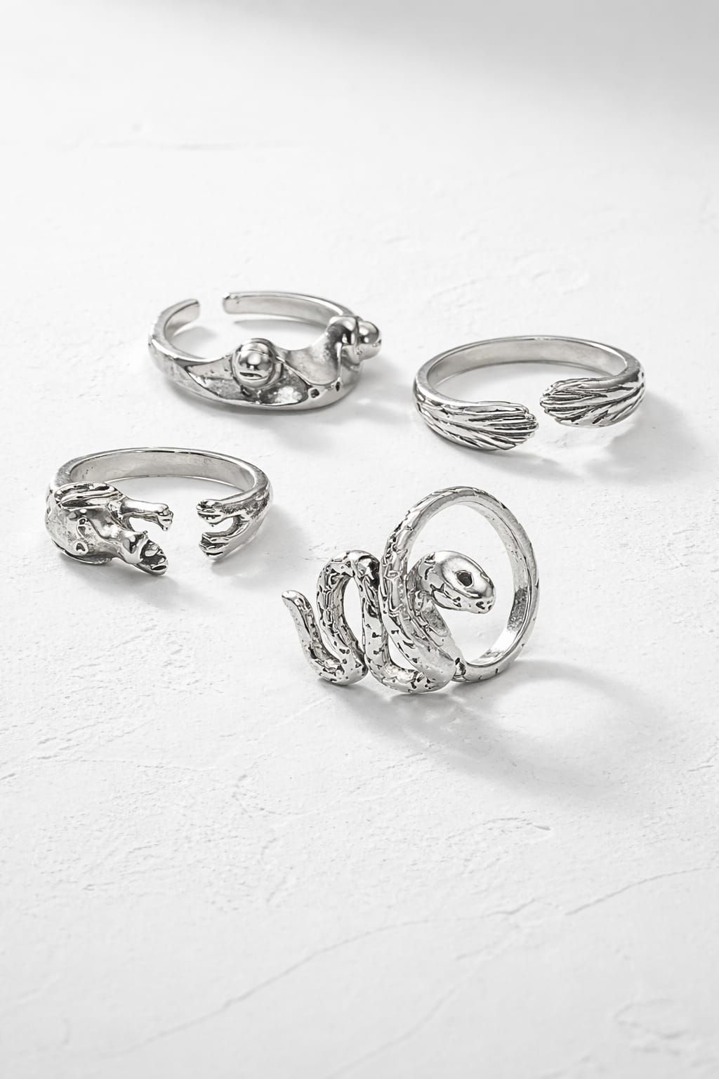 14-Pc Silver Plated Ring Set SKU: Z014