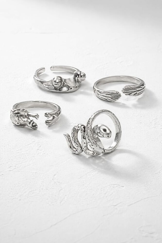 14-Pc Silver Plated Ring Set SKU: Z014