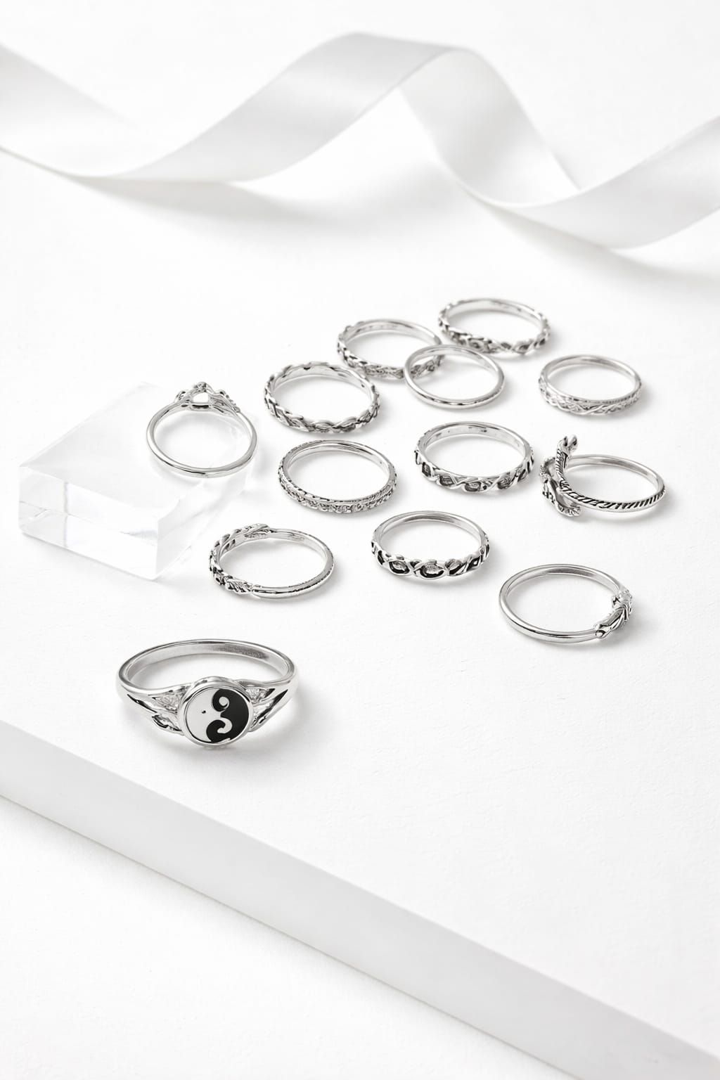 16-Pc Silver Plated Ring Set SKU: Z020