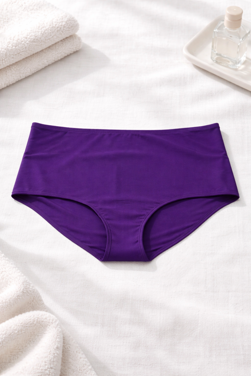 Purple High Waist Bikini Bottom SKU: T675682