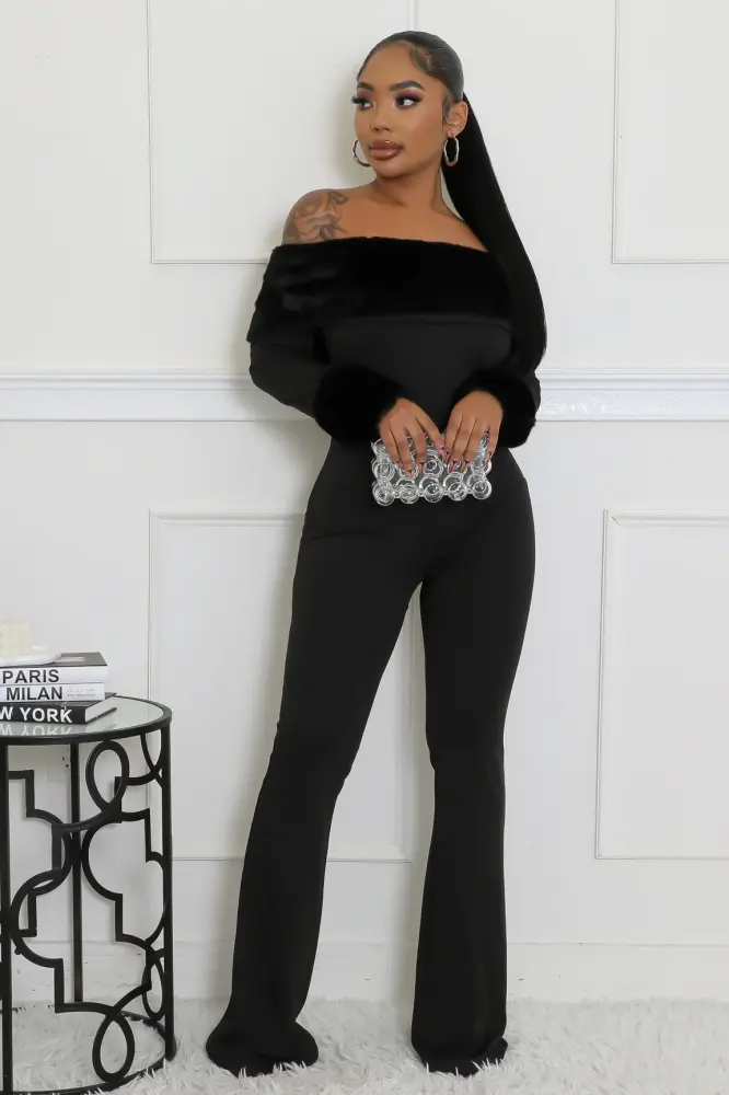 Black Untamed Glamour Jumpsuit SKU: L067101