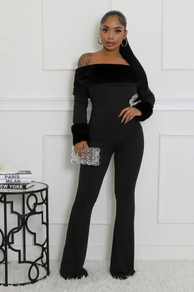 Black Untamed Glamour Jumpsuit SKU: L067101
