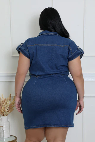 Denim Boss Babe Shirt Dress SKU: 6574911