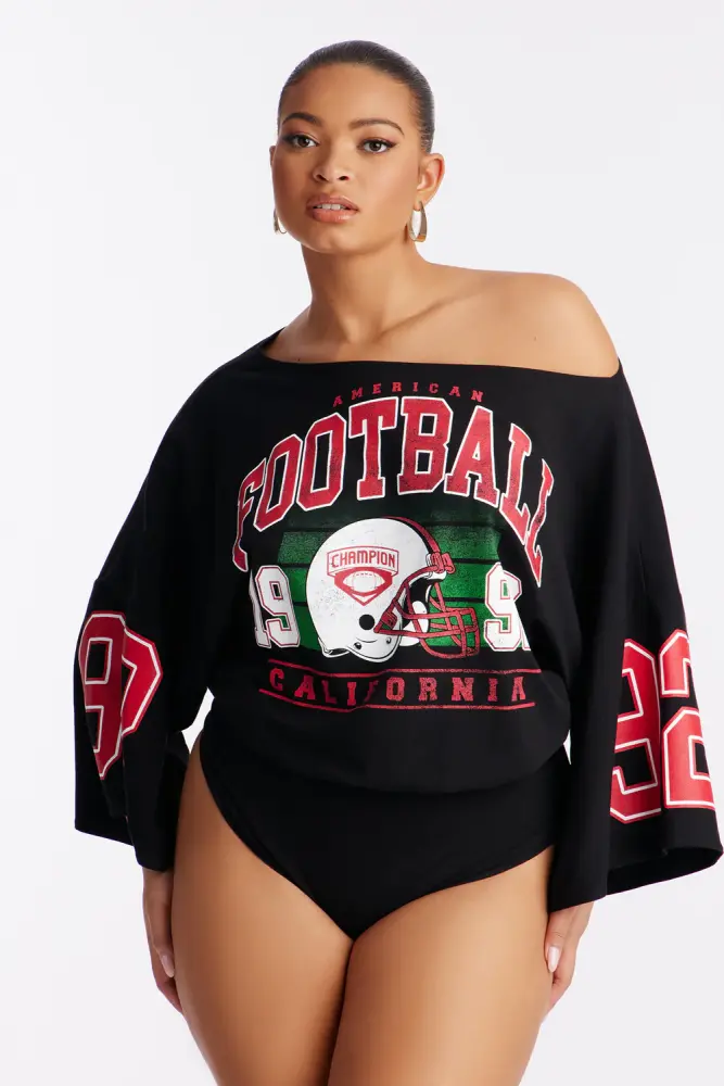 Black Off Shoulder Bodysuit Pant Set SKU: 65716B1