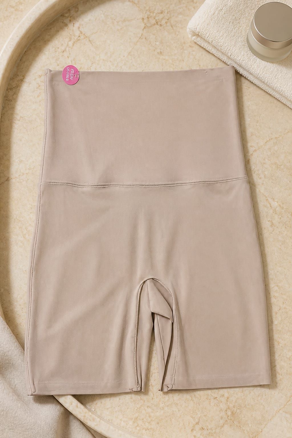 Tan Shapewear High Waist Size: L SKU: 65769G3
