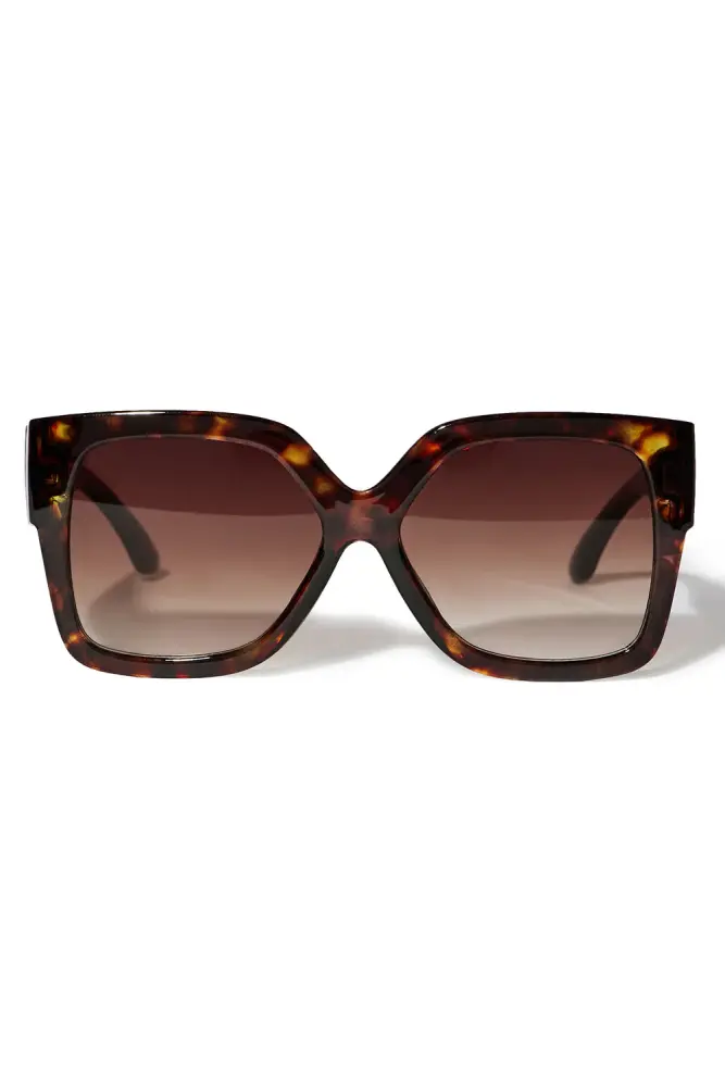 Tortoise Oversized Success Sunglasses SKU: 6778410