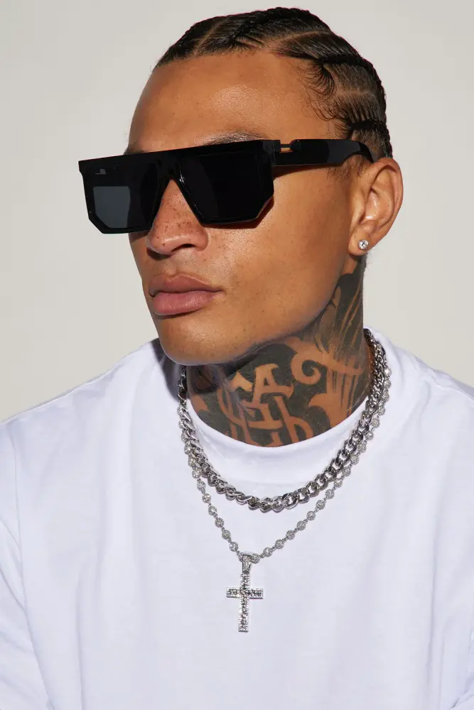Good For It Black Sunglasses SKU: 6767891