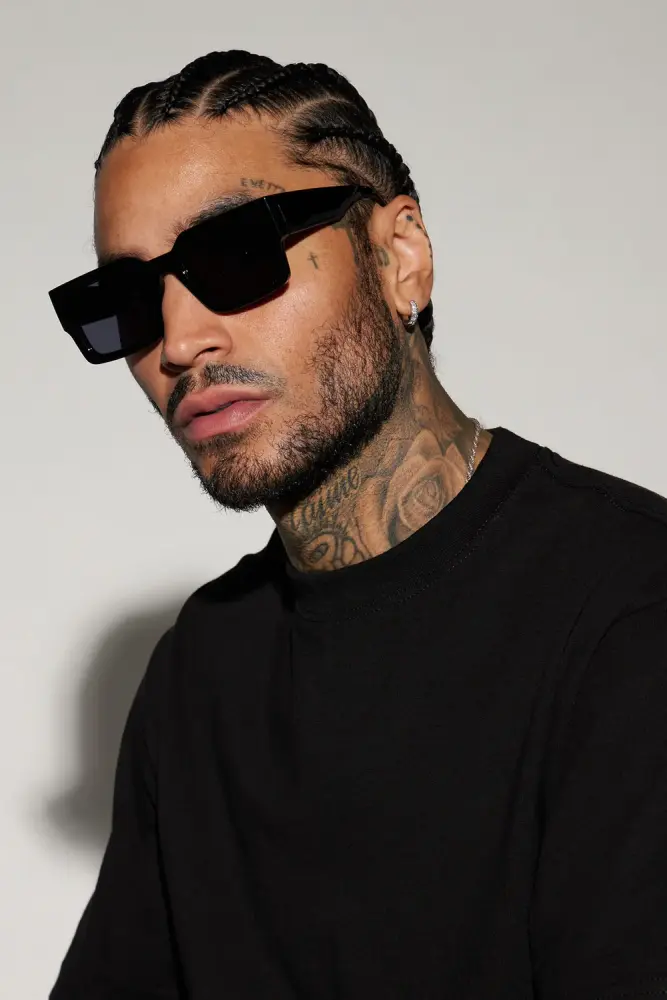 Look Cool Black Sunglasses SKU: 5693451