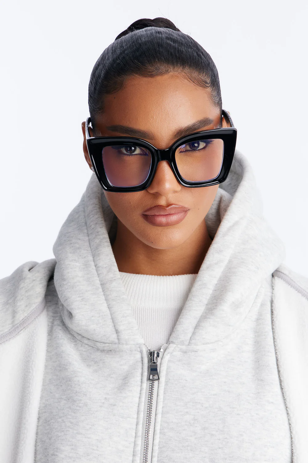 Black Square Blue Light Glasses SKU: 8797019