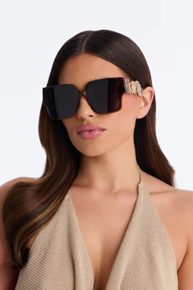 Olive Square Oversized Sunglasses SKU: 7686222