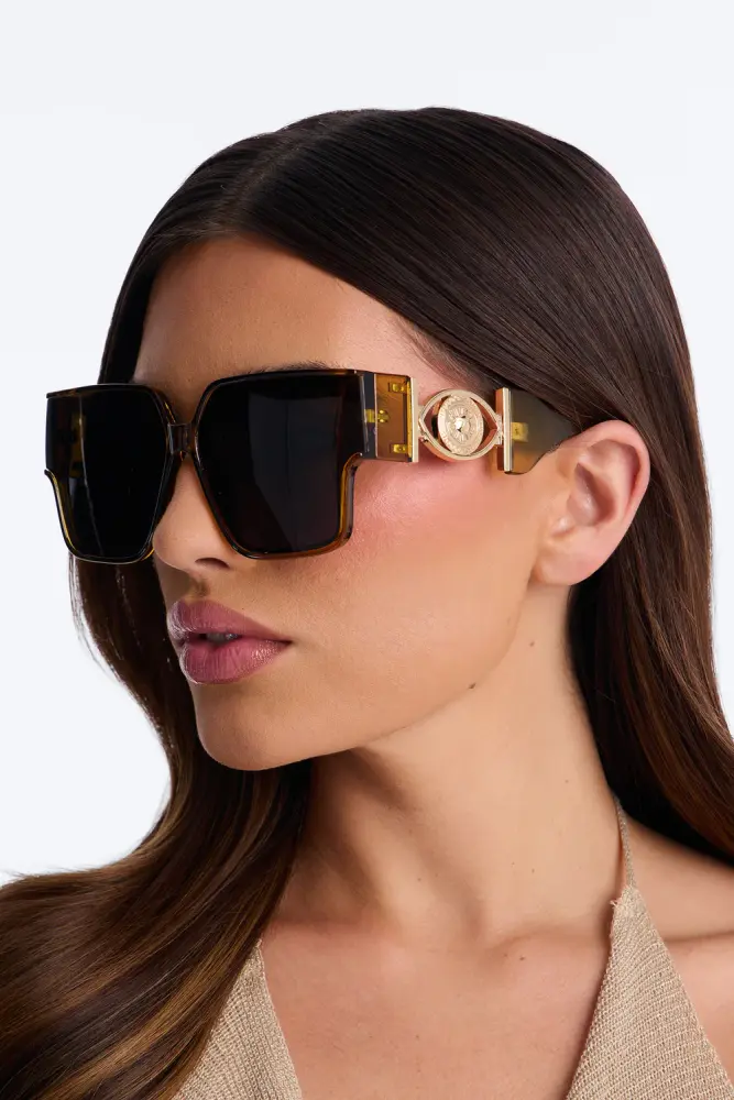 Olive Square Oversized Sunglasses SKU: 7686222