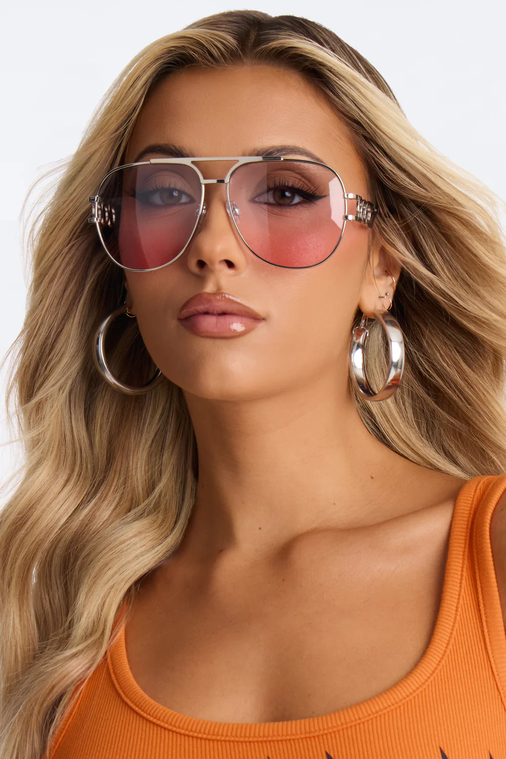 Aviator Pink/Combo Baddie Sunglasses SKU: 7685000
