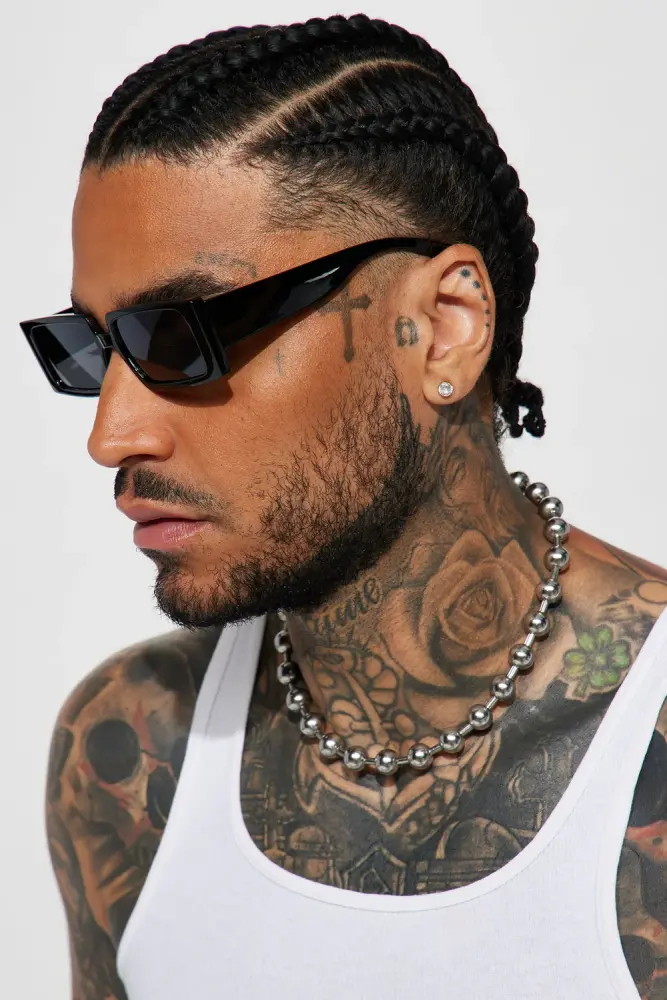 Black Square Sunglasses SKU: 6576813