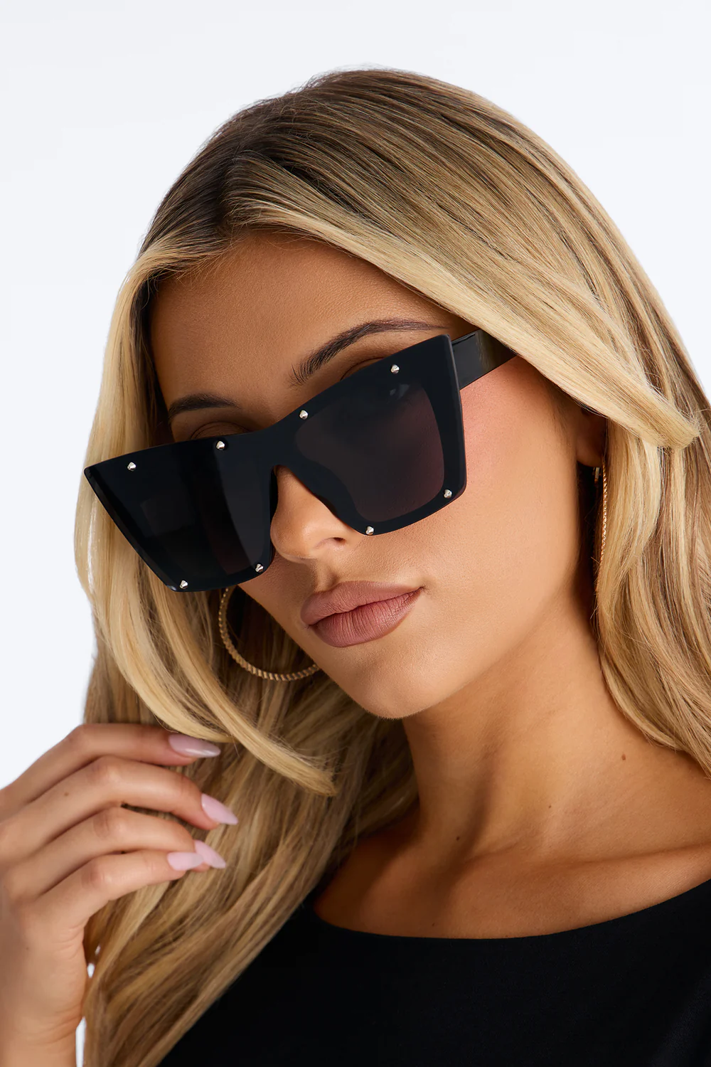 Black Cat Eye Sunglasses SKU: 6576901