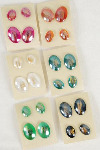 Poly Oval Shape Assorted Colours 
