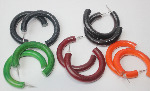 Assorted Colour Wooden Half Hoops