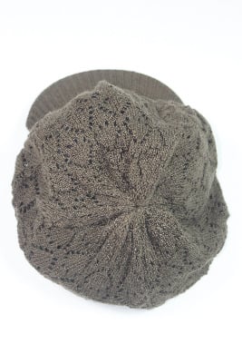 Dark Brown Crochet Hat