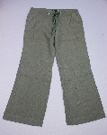 New Markdown Olive Green Linen Pants Size: L