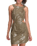 New Markdown Suede Skin Cut Out Dress Size: M