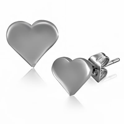 Heart Stud Earrings