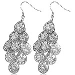 Teardrop Long Drop Earrings