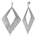 Diamond Shape Long Earrings #E0021