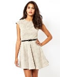 B081|Lace Skater Dress Size: M