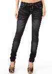 Dark Blue Super Skinny Jeans - Size: 11 (M)