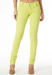 Lime Coloured Super Skinny Jeans - Size 17