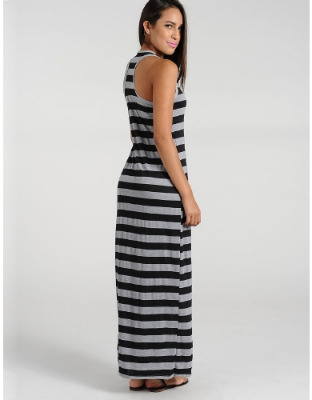 A070 - Striped Maxi