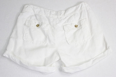 Bright White Cuff Shorts - Size 8 